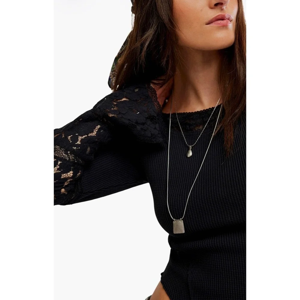 Free People amber lace
